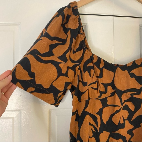 A New Day Black and Brown Mini Dress - Picture 2 of 5